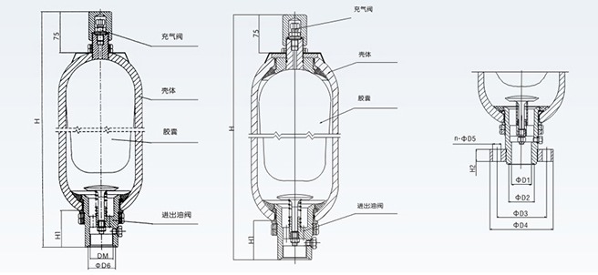 不锈钢囊式蓄能器
